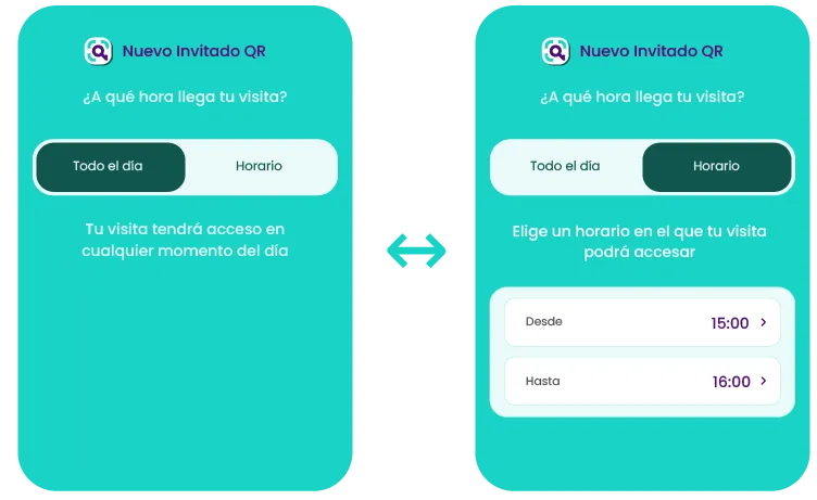 Elegir horario